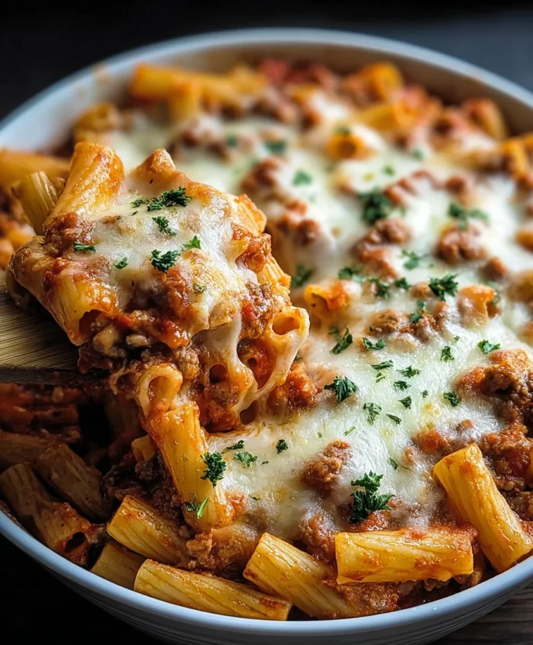 Creamy Cheesy Baked Ziti- Ultimate Comfort Food Recipe