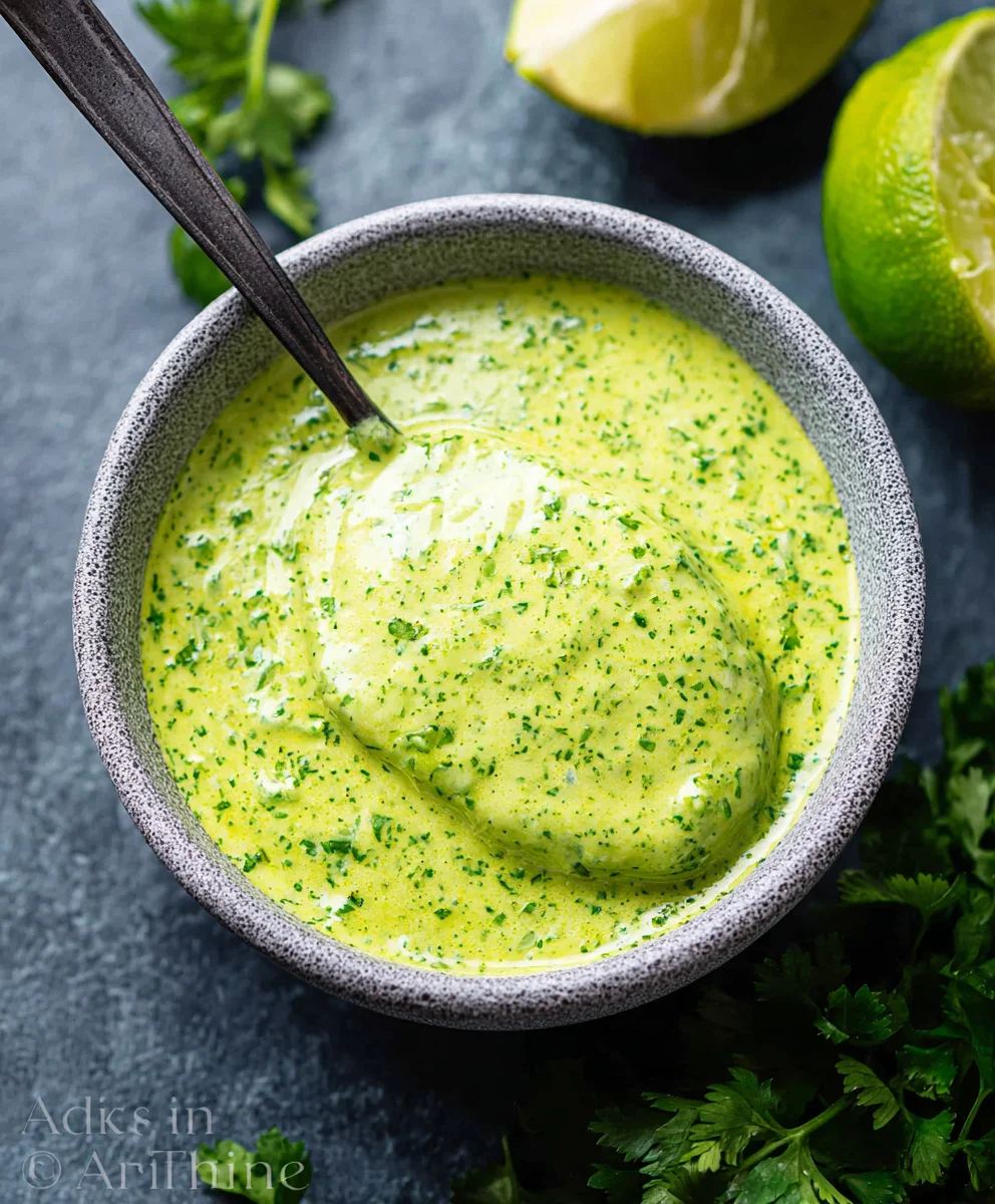 Zesty Cilantro Lime Sauce - Easy Beef Marinade