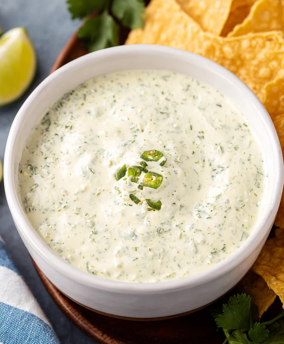 Copycat Chuys Creamy Jalapeno Dip - Easy & Delicious
