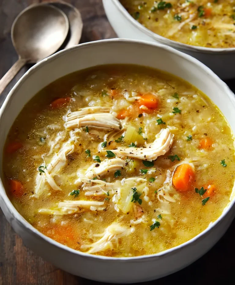 Soothing Anti-Inflammatory Chicken Soup Recipe