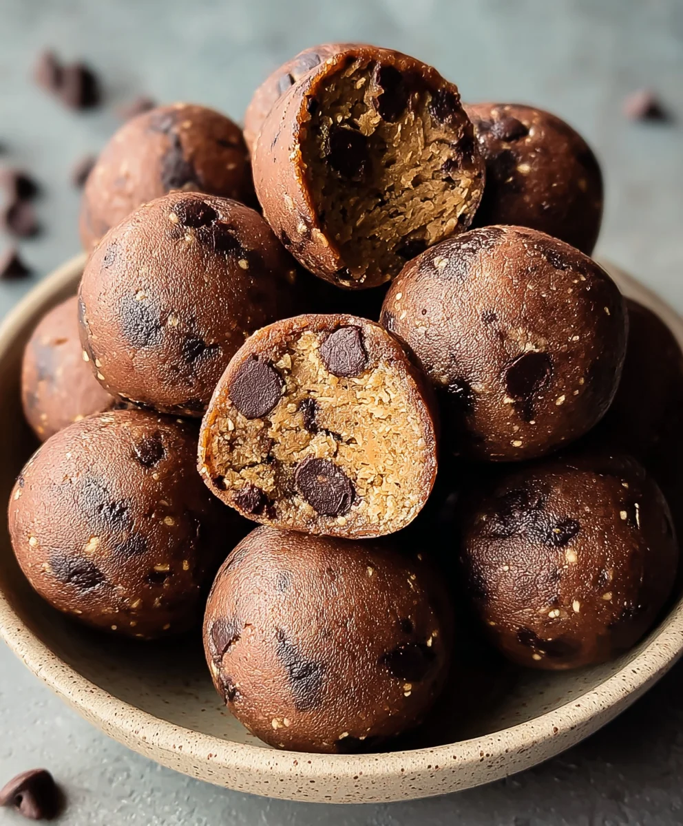 Brookie Protein Balls - Easy No-Bake Treat