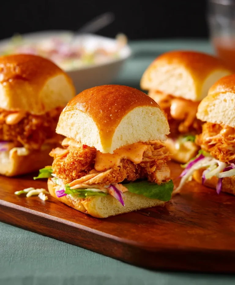 Bang Bang Chicken Sliders – Easy Quick Flavorful Recipe