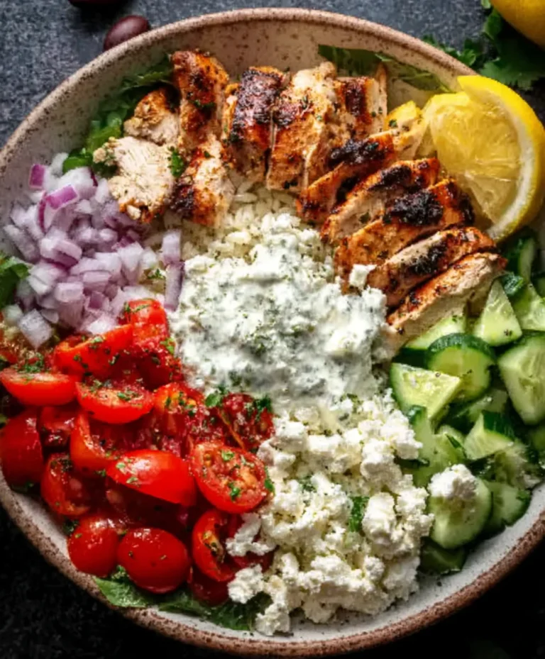 Greek Chicken Bowls- Easy & Delicious Meal Prep
