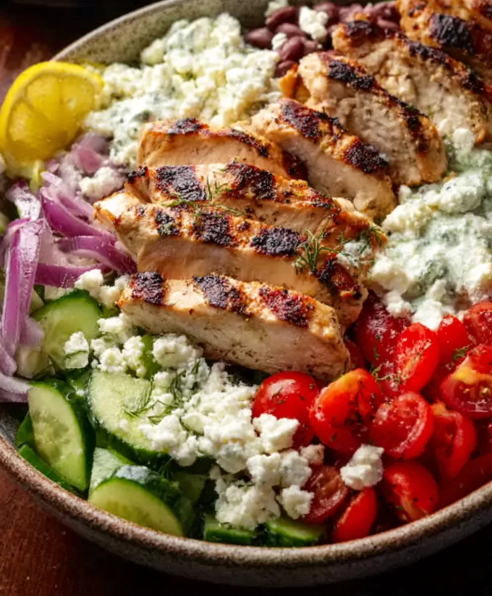 Greek Chicken Bowls- Easy & Delicious Meal Prep
