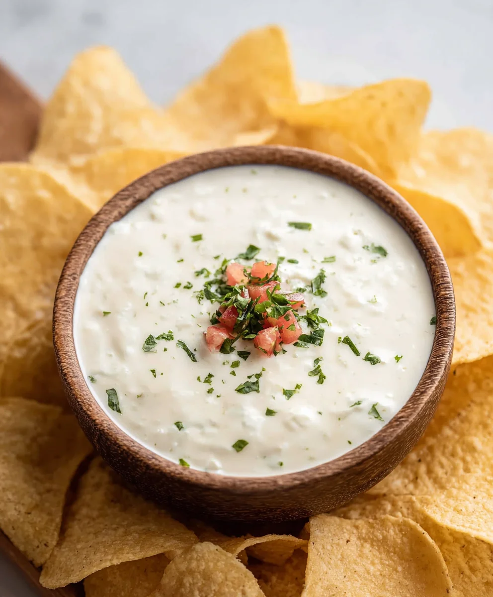 Best Mexican White Cheese Dip Recipe-Creamy & Easy