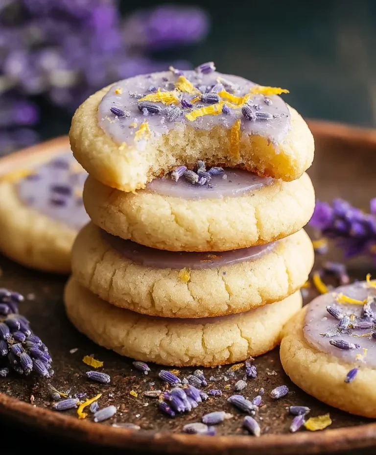 Buttery Lemon Lavender Cookies-Fragrant & Delicious Recipe