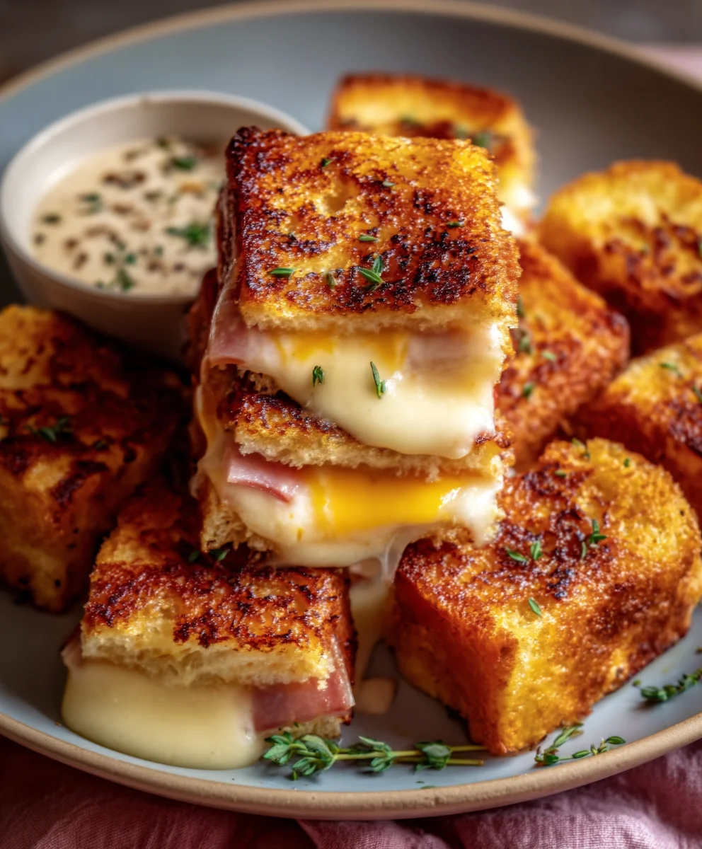 Hawaiian Roll Grilled Cheese- Sweet & Cheesy Bliss