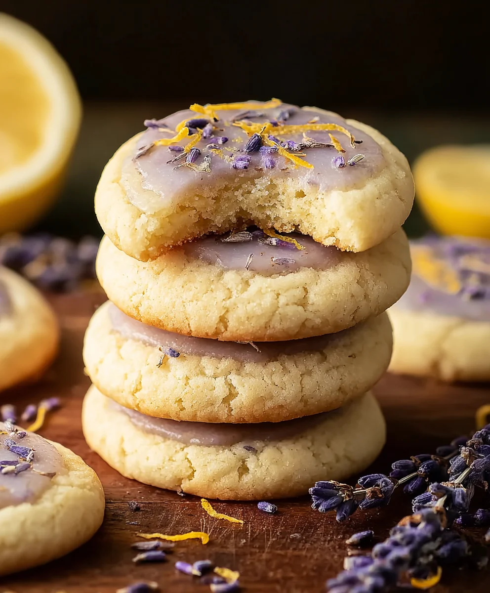Buttery Lemon Lavender Cookies-Fragrant & Delicious Recipe