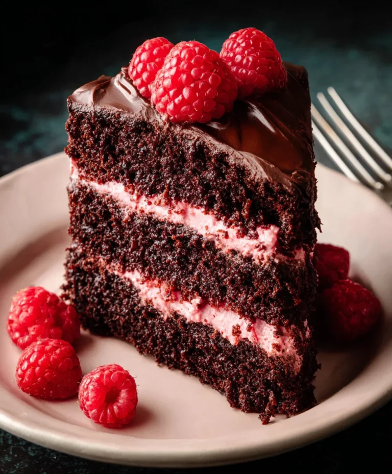 Decadent Chocolate Raspberry Cake Recipe – Easy & Delicious