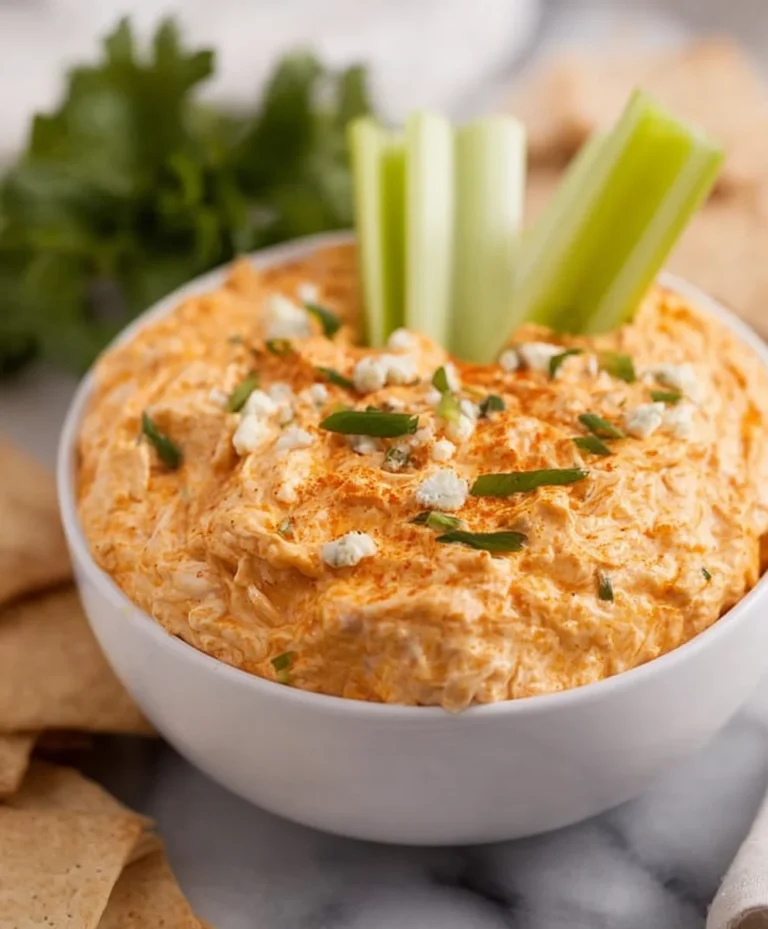 Easy Crockpot Buffalo Chicken Dip – Party Favorite