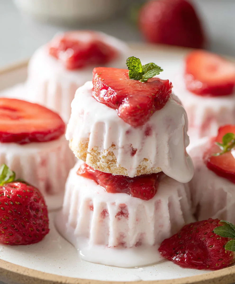 Easy Strawberry Yogurt Bites Simple Recipe