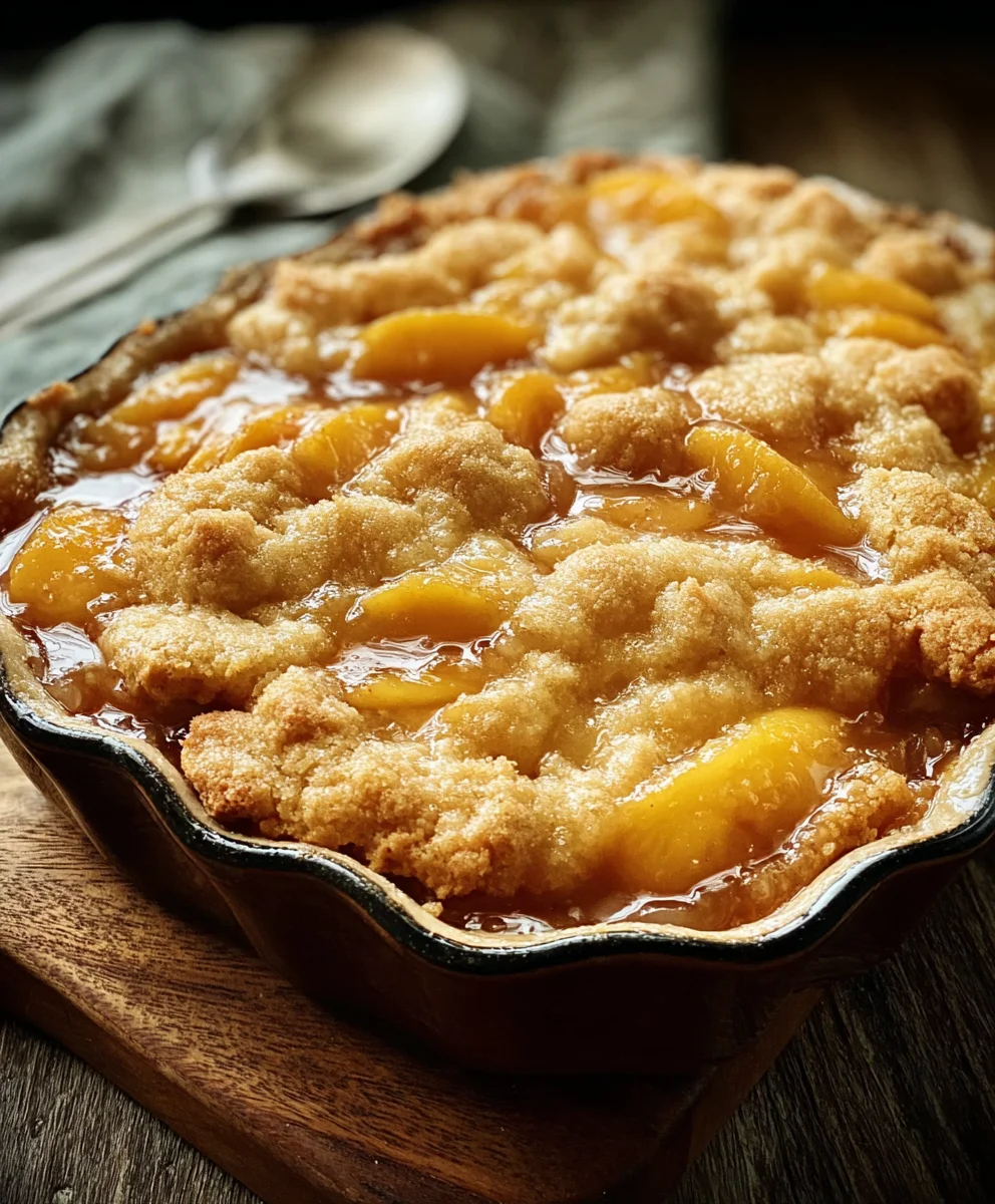 Best Southern Peach Cobbler Recipe Easy Dessert