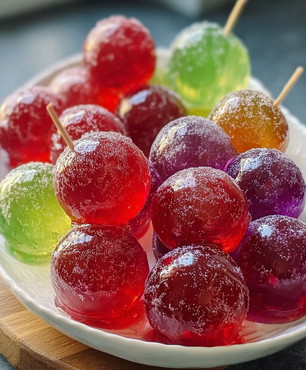Frozen Candy Grapes Jell-O Recipe - Easy Sweet Treat