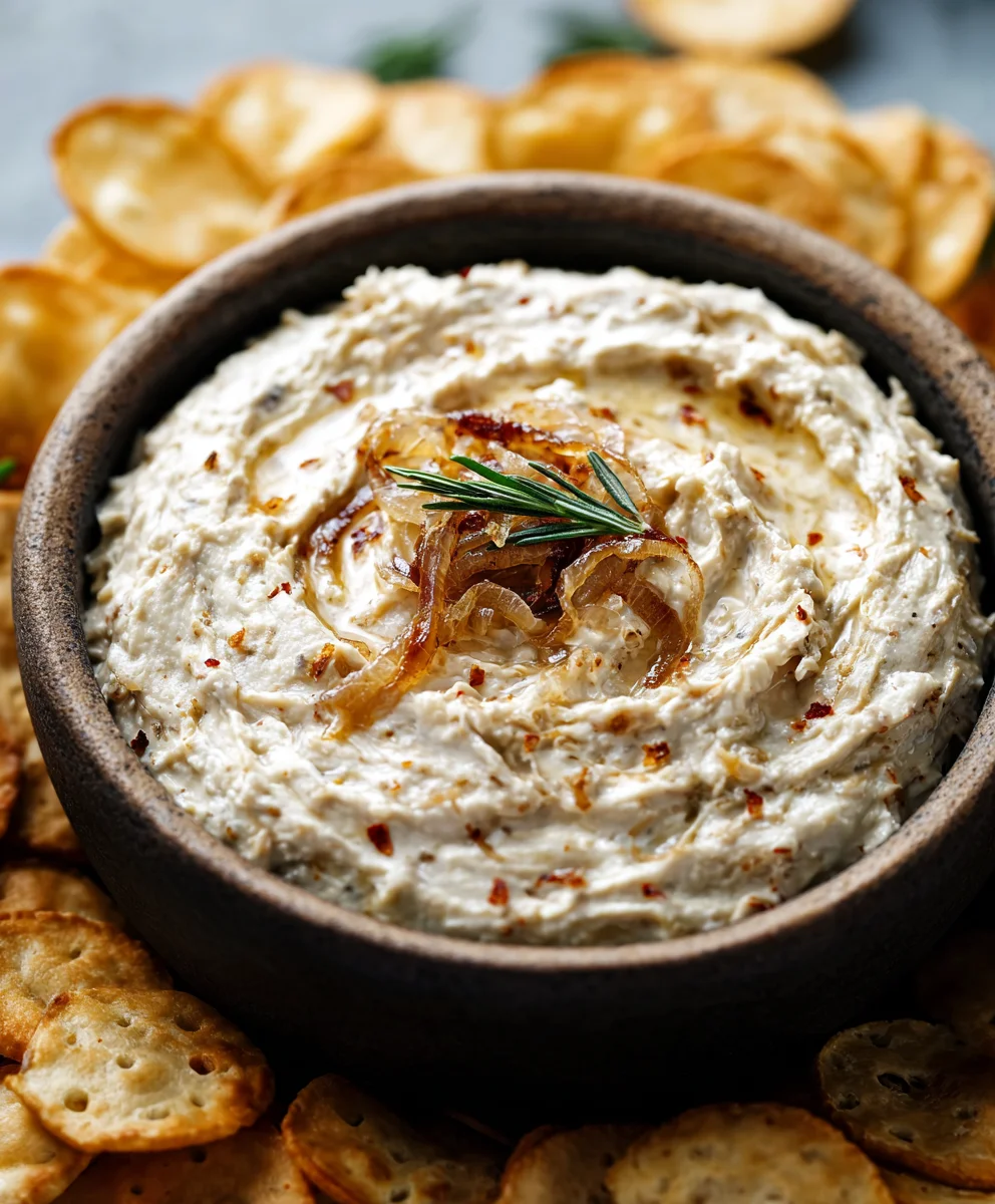 Gordon Ramsay Caramelized Onion Dip - Easy & Delicious