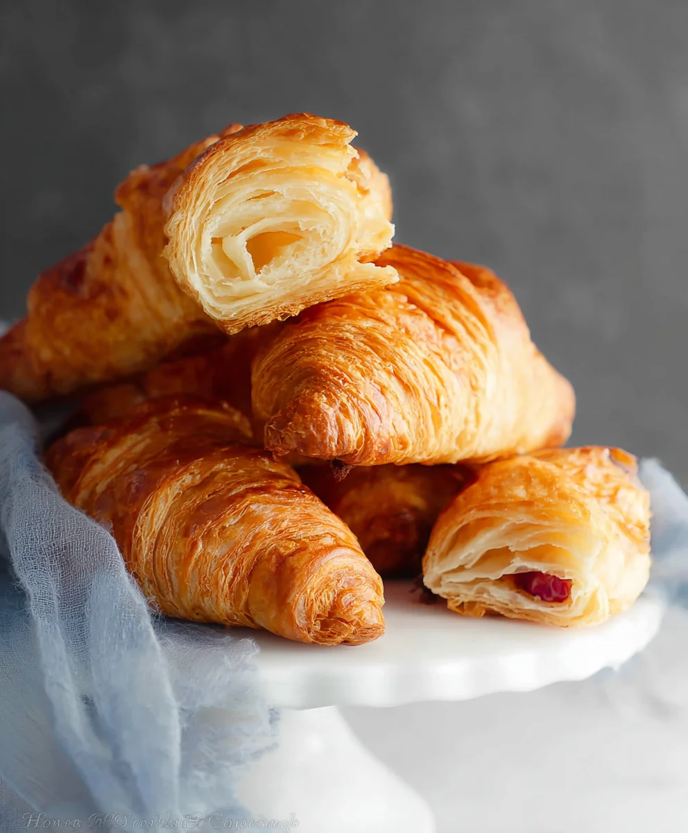 Flaky Homemade Croissants - Easy Step-by-Step Recipe