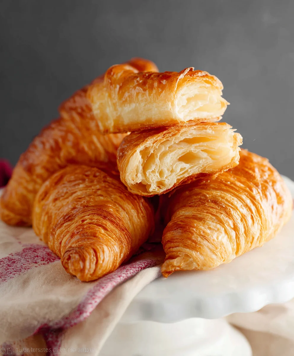 Flaky Homemade Croissants - Easy Step-by-Step Recipe