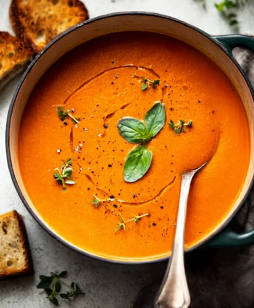 Creamy Tomato Soup - Cozy Winter Comfort Food
