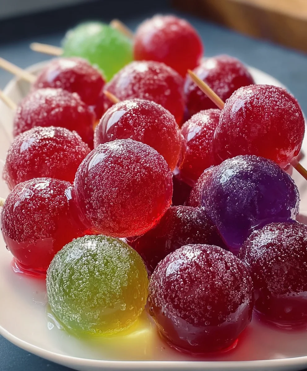Frozen Candy Grapes Jell-O Recipe - Easy Sweet Treat