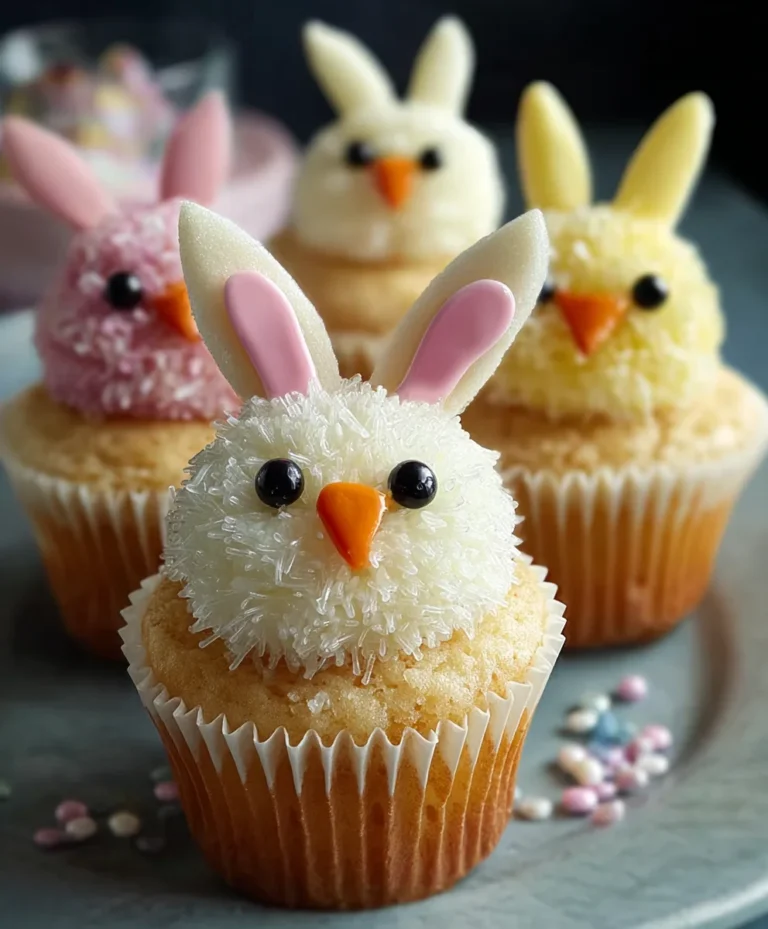 Easter Bunny Chick Cupcakes – Cute & Easy Treats