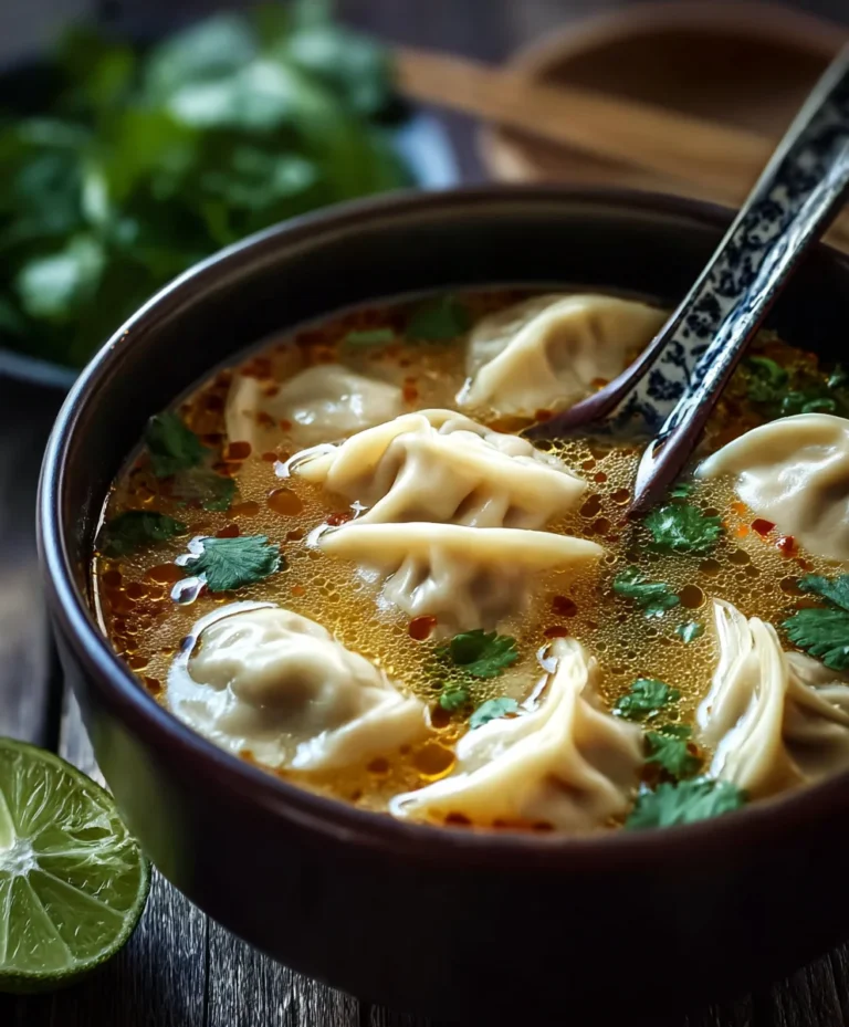 Cozy Thai Potsticker Soup Recipe – Easy & Comforting