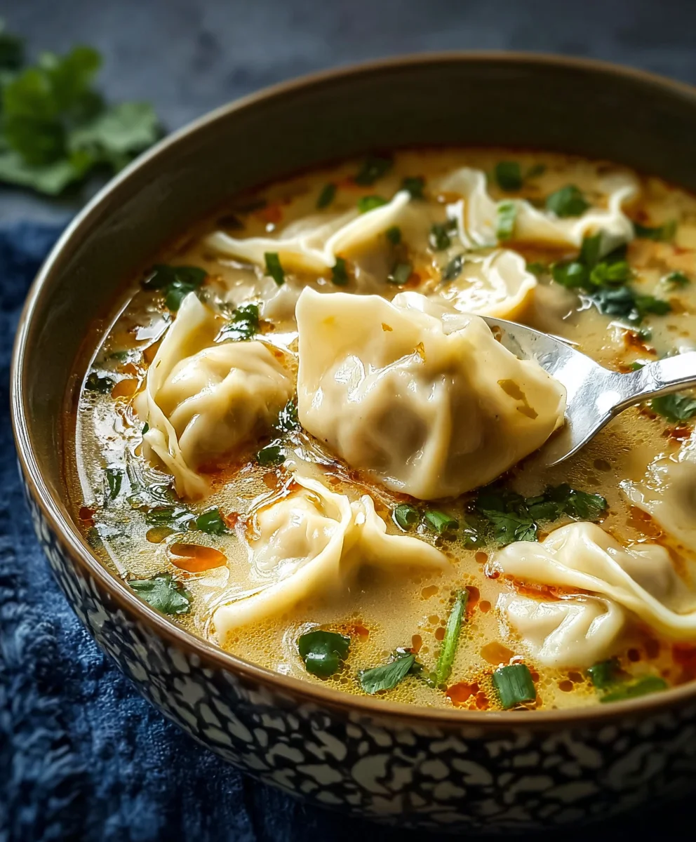 Cozy Thai Potsticker Soup Recipe - Easy & Comforting