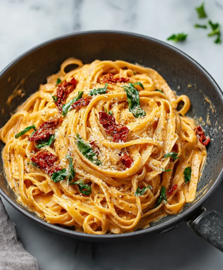 Creamy Vegan Sun Dried Tomato Pasta Recipe
