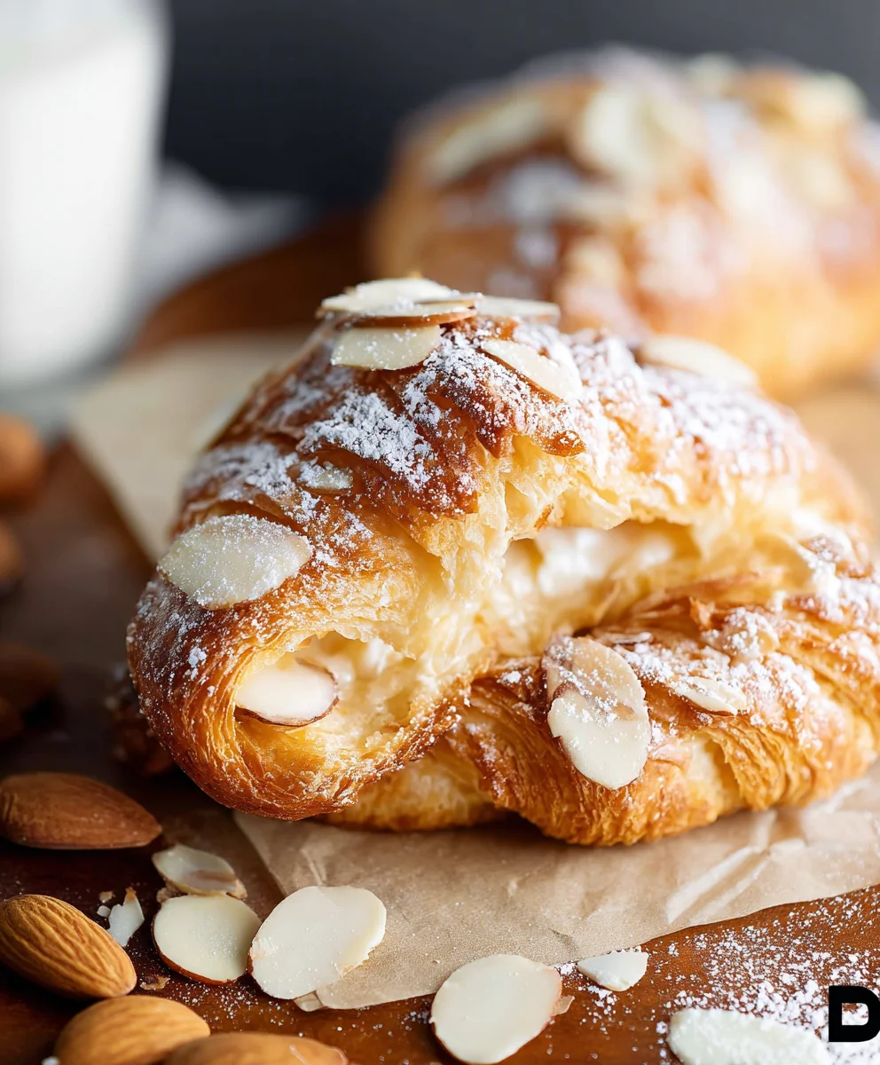 Almond Cream Croissants - Flaky Pastry Perfection