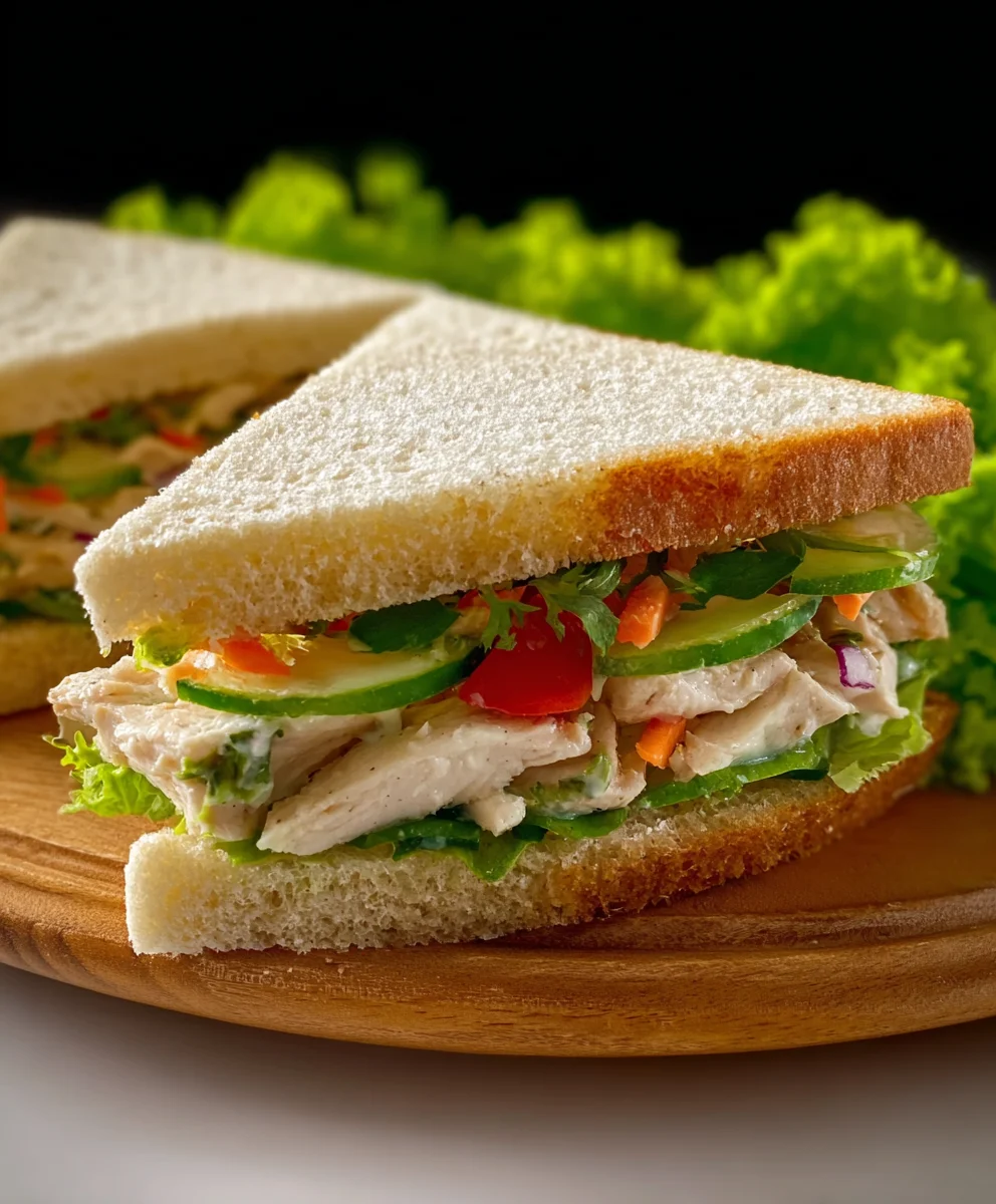 Easy Cold Chicken Sandwich Recipe - Bakery Style