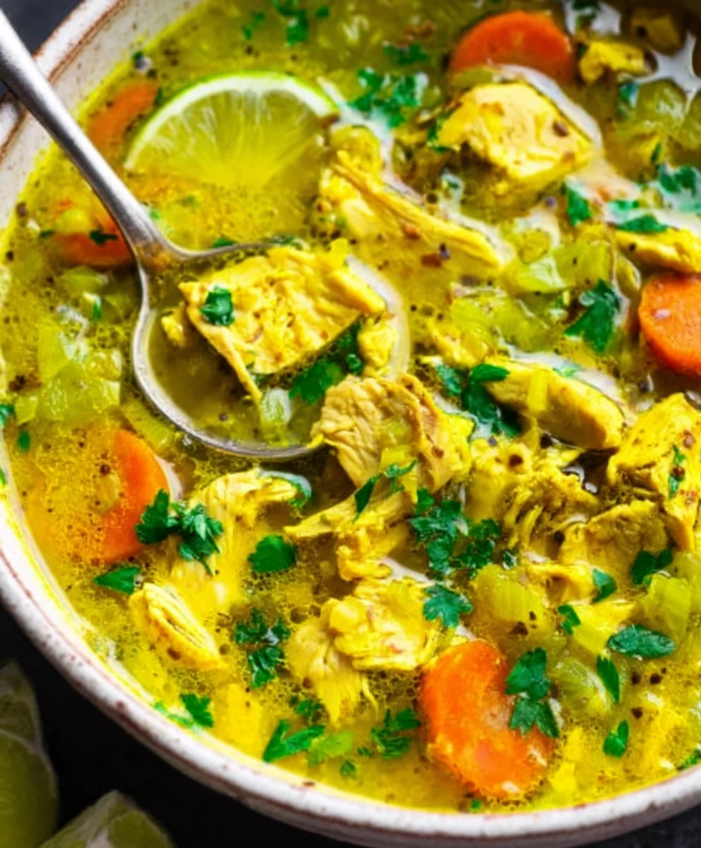Anti Inflammatory Turmeric Chicken Soup Recipe