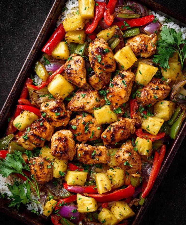 Easy Hawaiian Chicken Sheet Pan Dinner – Flavorful & Fast