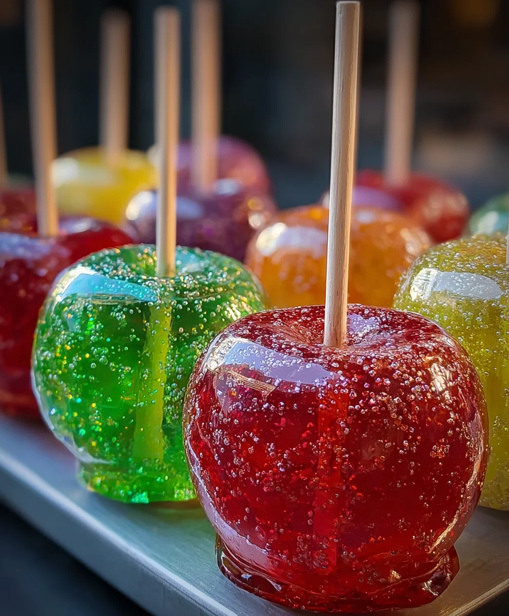 Jolly Rancher Candy Apples - A Sweet Fruity Treat