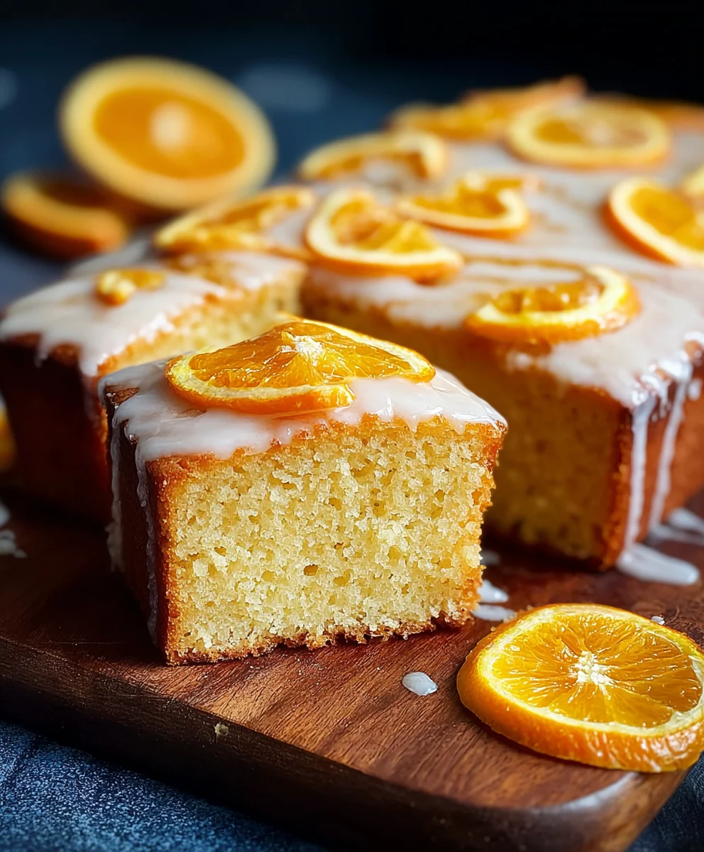Zesty Orange Drizzle Traybake Cake - Easy Baking
