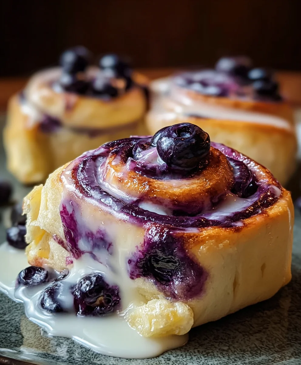 Blueberry Cheesecake Rolls-Easy Dessert Delight