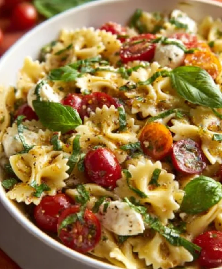 Easy Bow Tie Pasta Salad Recipe-Quick & Delicious