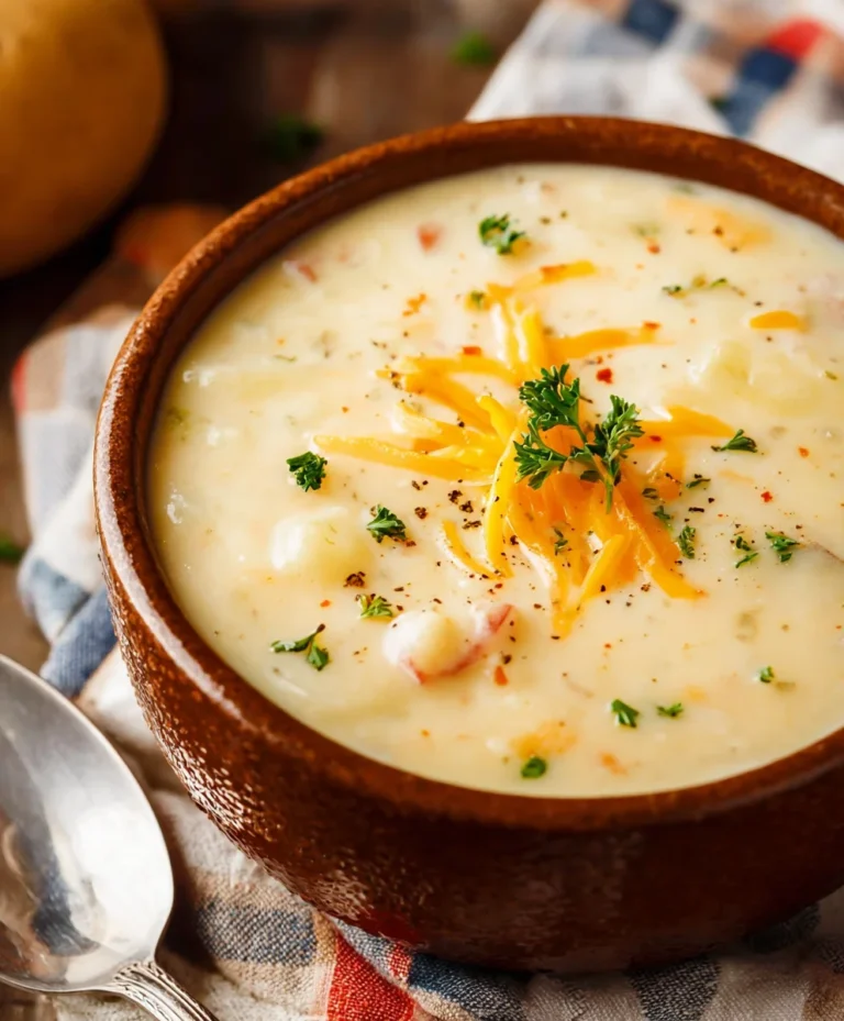 Easy Potato Soup Recipe-Hearty & Delicious