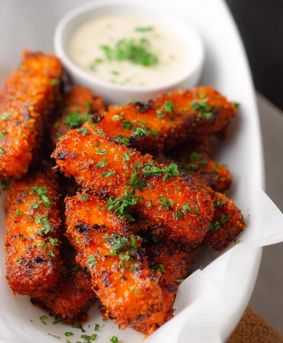 Crispy Baked Tofu Buffalo Wings - Easy Vegan Recipe