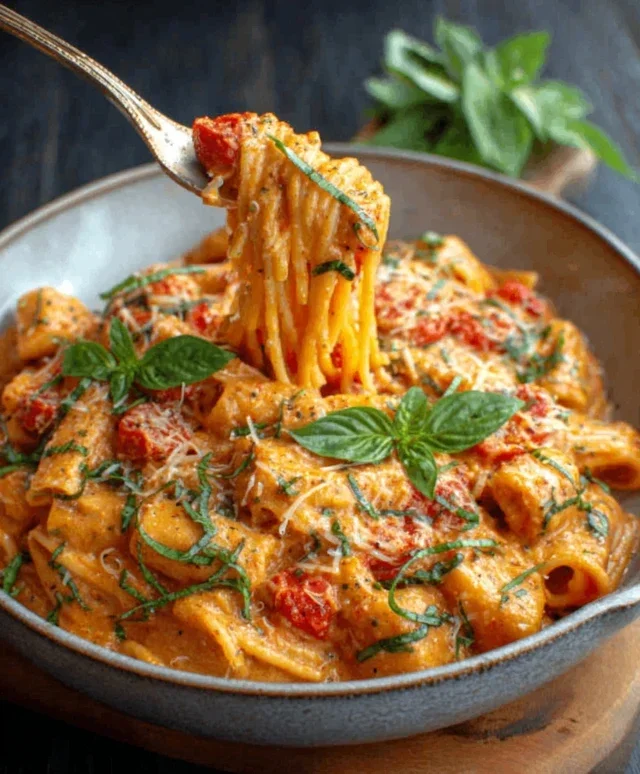 Creamy Tomato Garlic Pasta