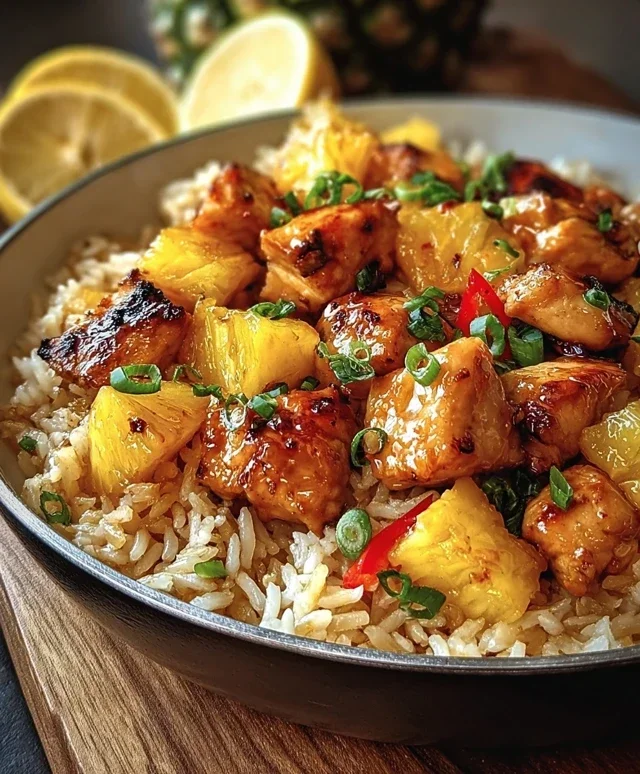 Pineapple Chicken and Rice