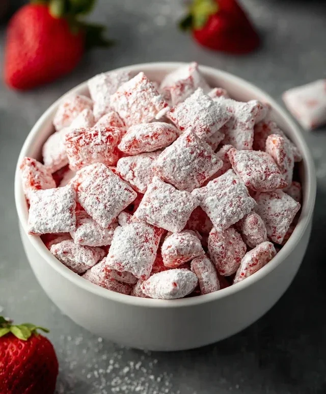 Strawberry Shortcake Puppy Chow