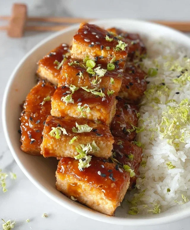 Honey Garlic Tofu