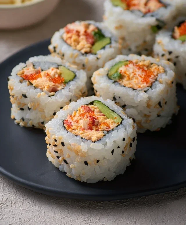 Kani Sushi (Spicy Crab Roll)