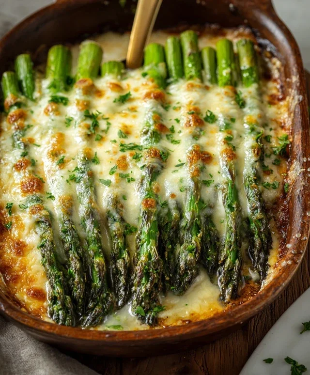Cheesy Baked Asparagus