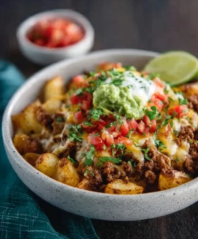 Loaded Potato Taco Bowl