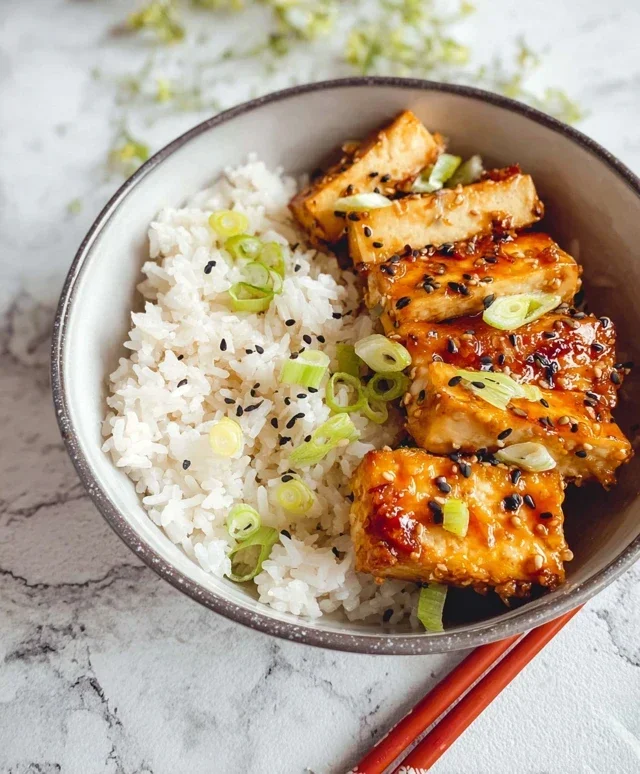 Honey Garlic Tofu