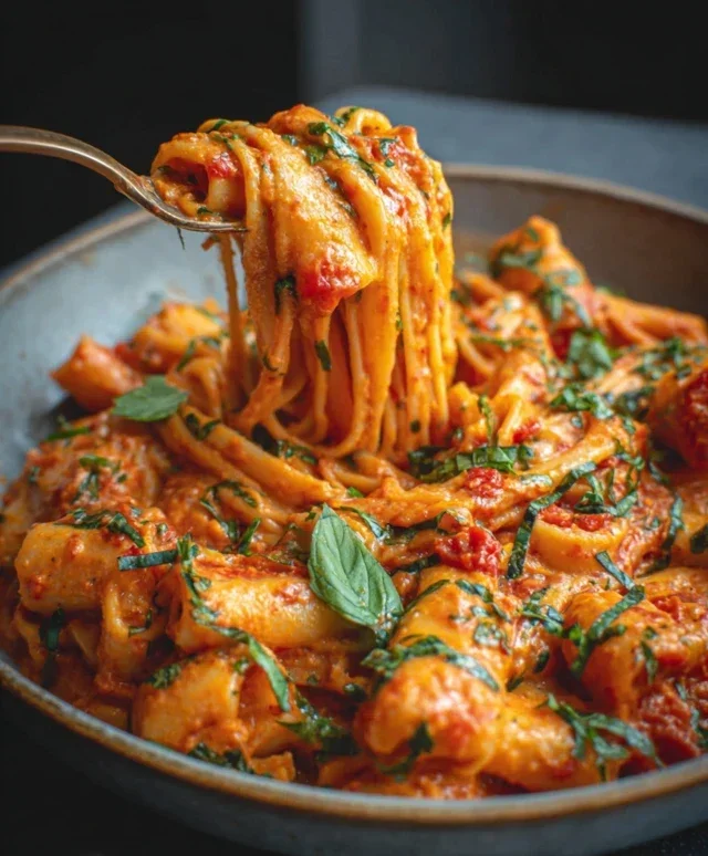 Creamy Tomato Garlic Pasta