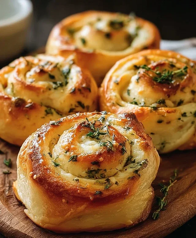Sourdough Herb and Cheese Rolls