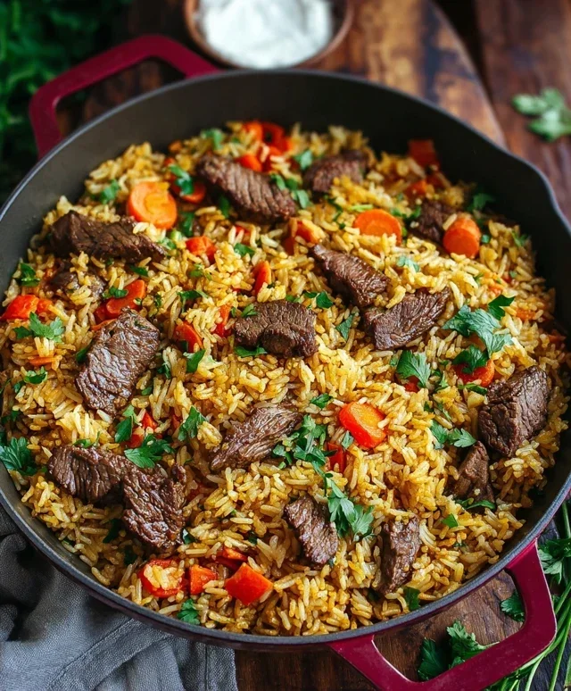 Beef Rice Plov