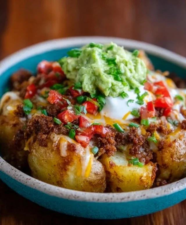 Loaded Potato Taco Bowl