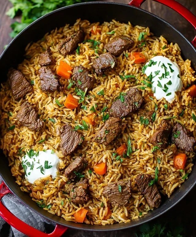 Beef Rice Plov