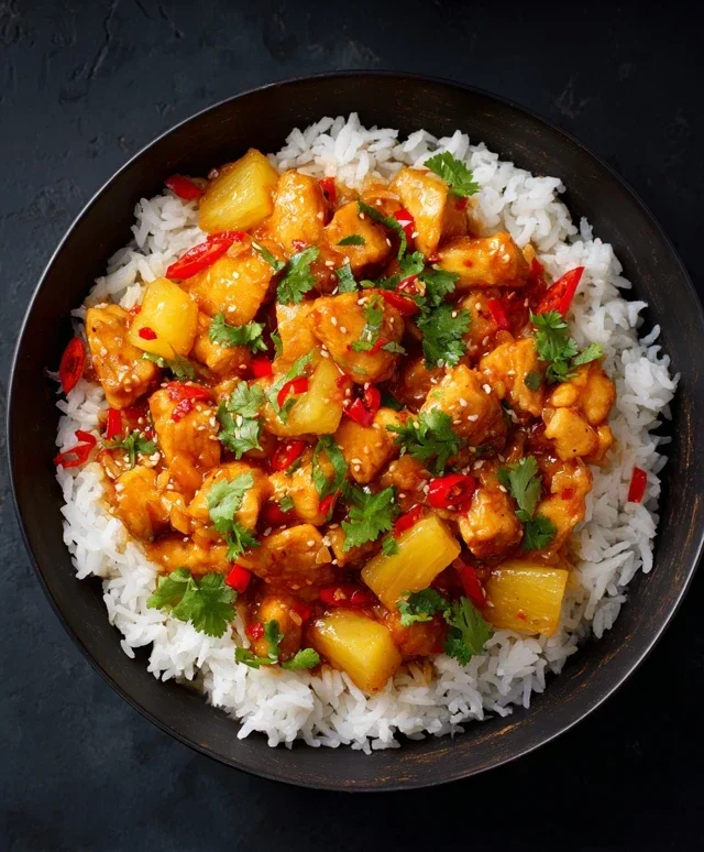 Pineapple Chicken and Rice